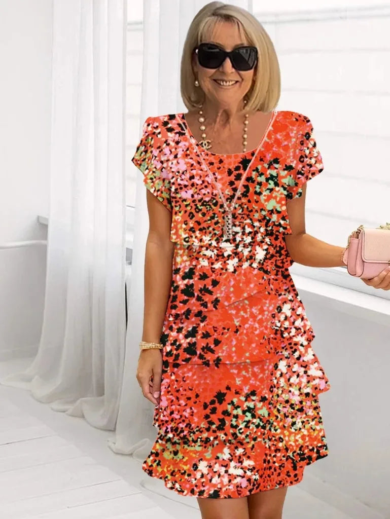 Clarissa • Vestido de Raso Elegante