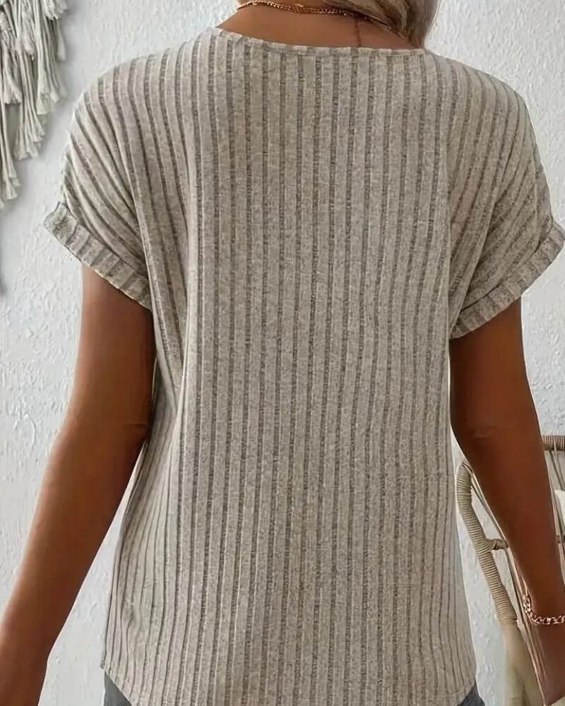 ROSINA I BLUSA DE PUNTO CON ESCOTE EN V
