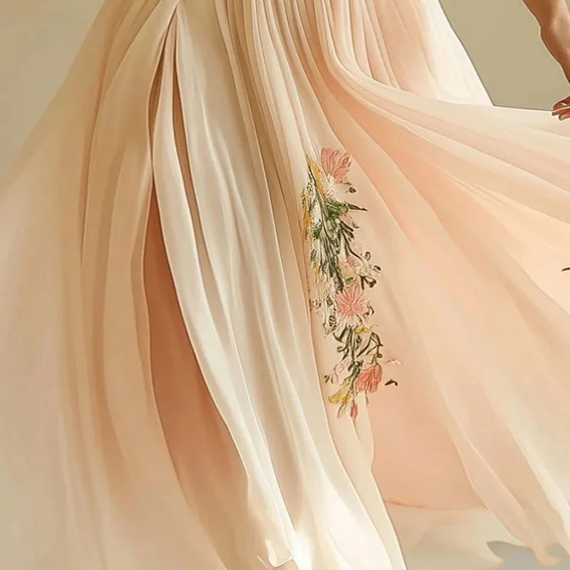 Olivia™ | Vestido de Noche con Escote en V