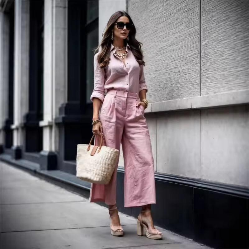 Noor™ || Conjunto de caída con pantalones