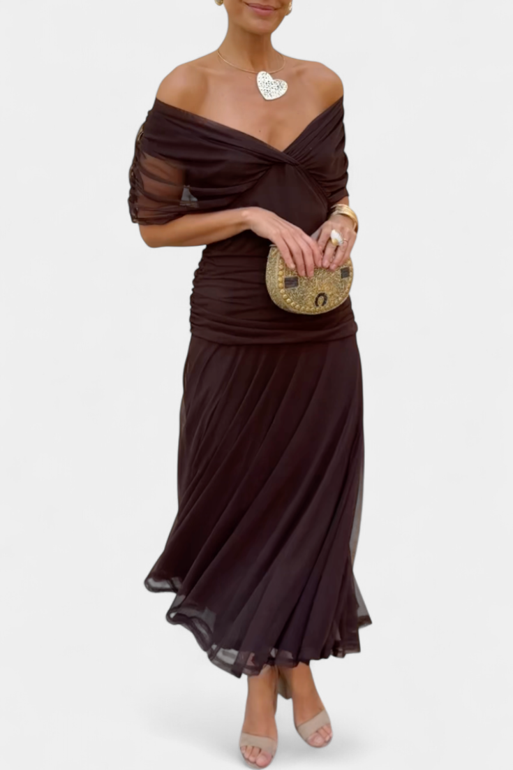 Alondra™ | Vestido Maxi Fluido