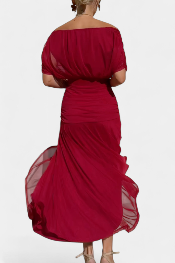 VESTIDO ENVOLVENTE ESTILO CRUZADO