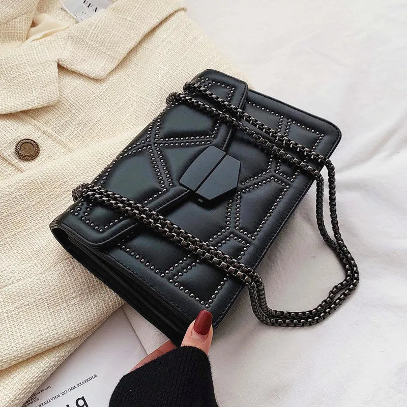 Bolso de Hombro Elegante - Moda en PU Cuero
