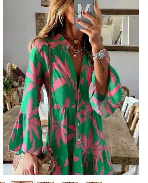 Everlen™ - Vestido Midi Boho Bloom