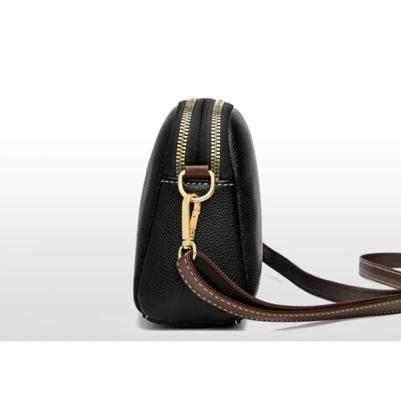 Bolso de Hombro de Cuero de Lujo para Mujeres