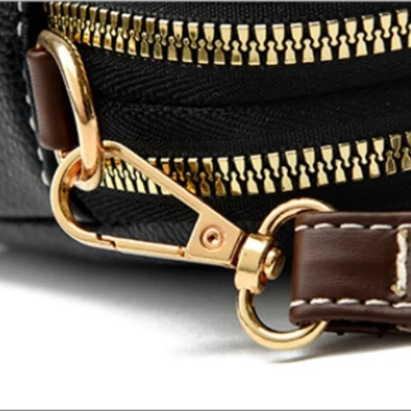 Bolso de Hombro de Cuero de Lujo para Mujeres