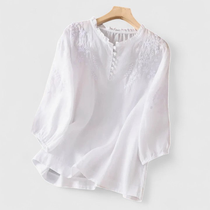 Vasilene | Blusa Elegante con Botones