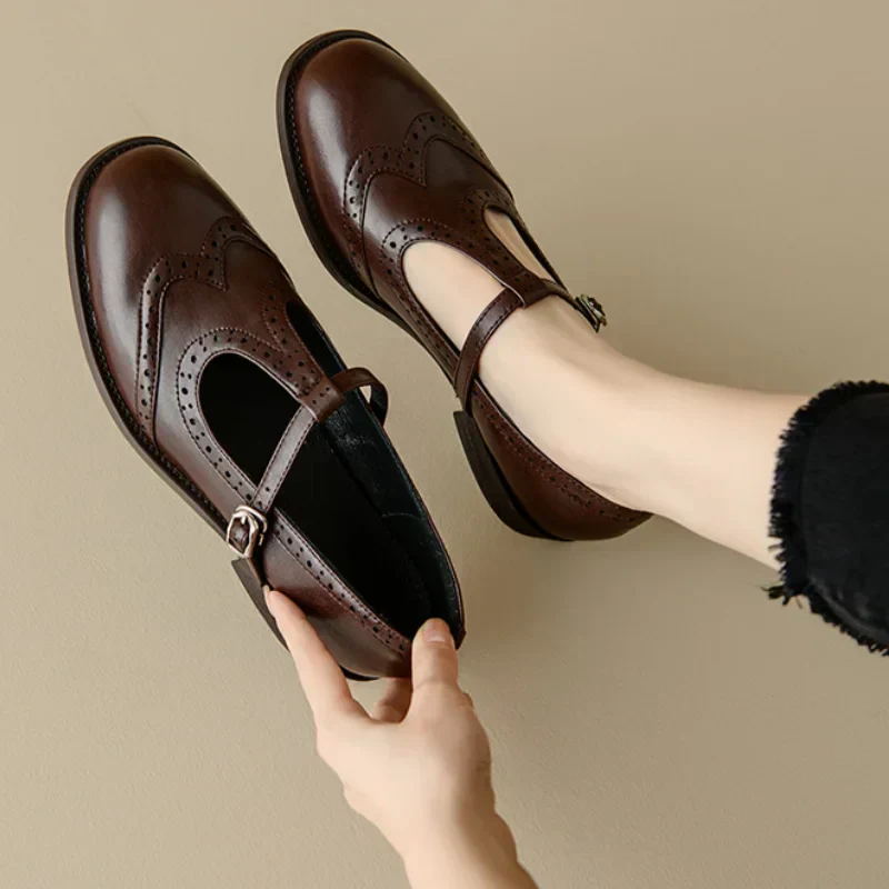Sarah™ | Elegantes Mary Jane con cinturilla en T