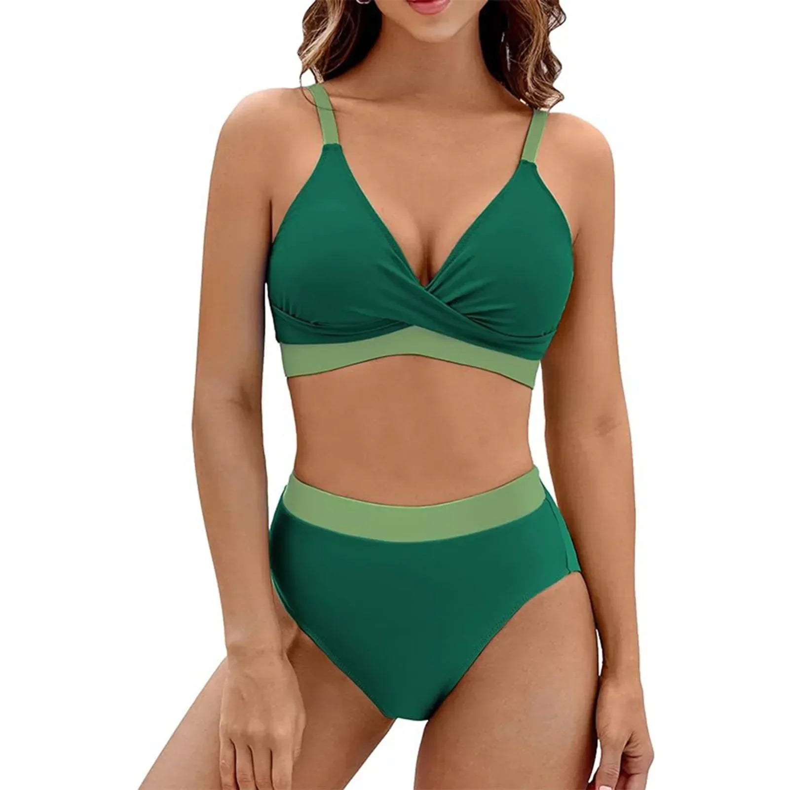 Sarena | Tu conjunto de bikini moldeador de abdomen con un elegante escote en V