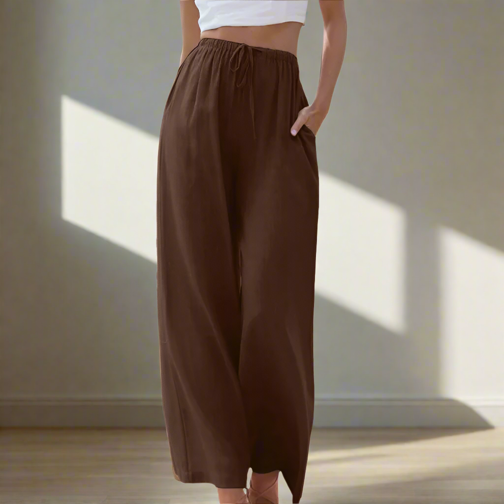 Liam | Pantalones de Verano de Pierna Ancha