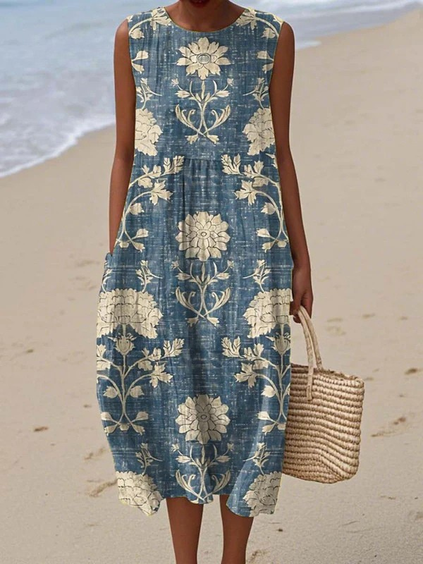 Belle™ Boho Midi Vestido