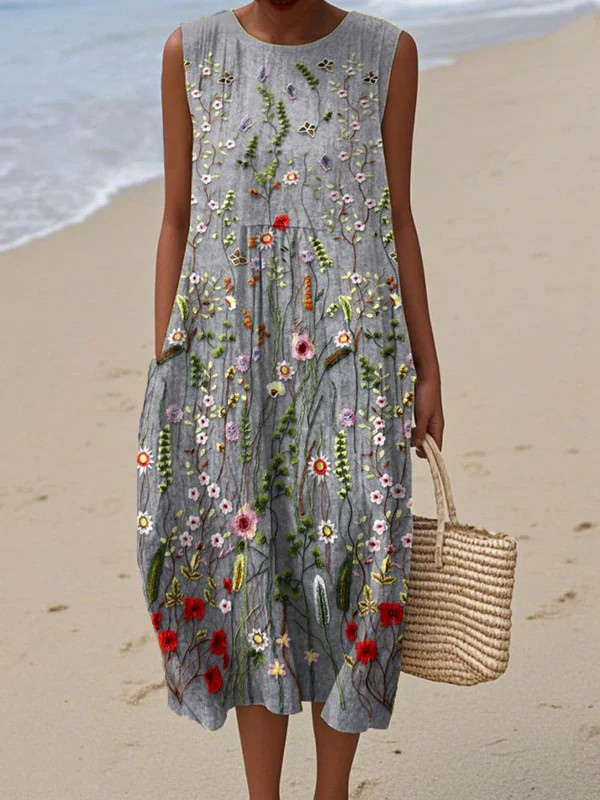 Cara™ Midi-vestido Wildflower