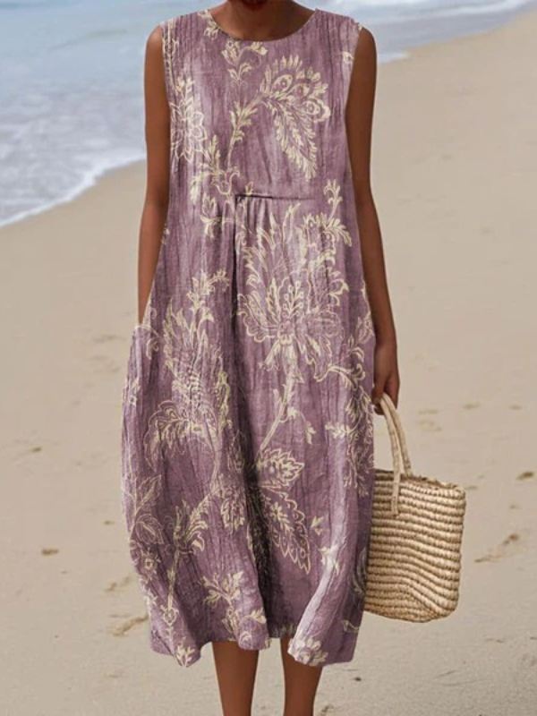 Mia™ Vestido Midi de Flores