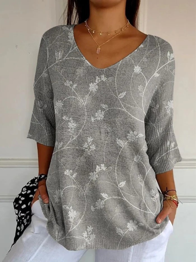 Sandra | Top con Estampado de Flores