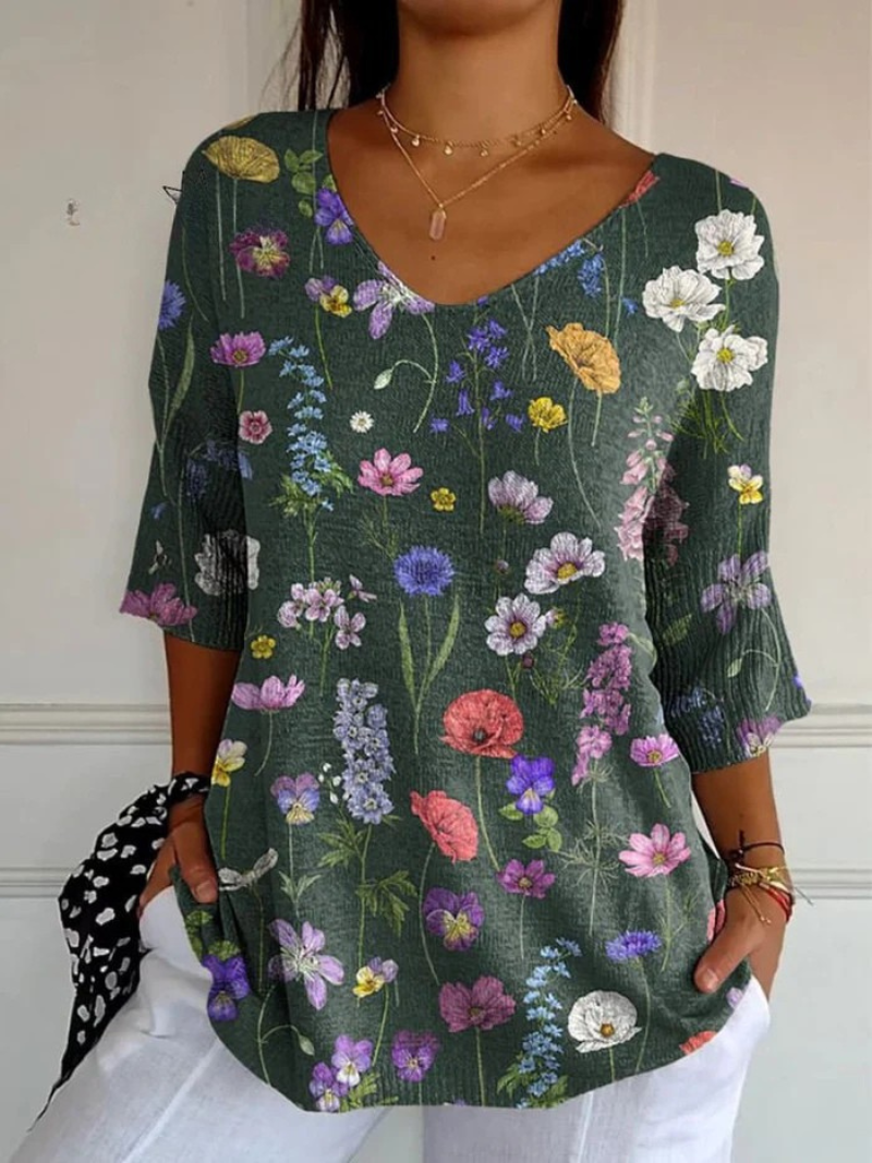 Saskia | Top con Estampado de Flores
