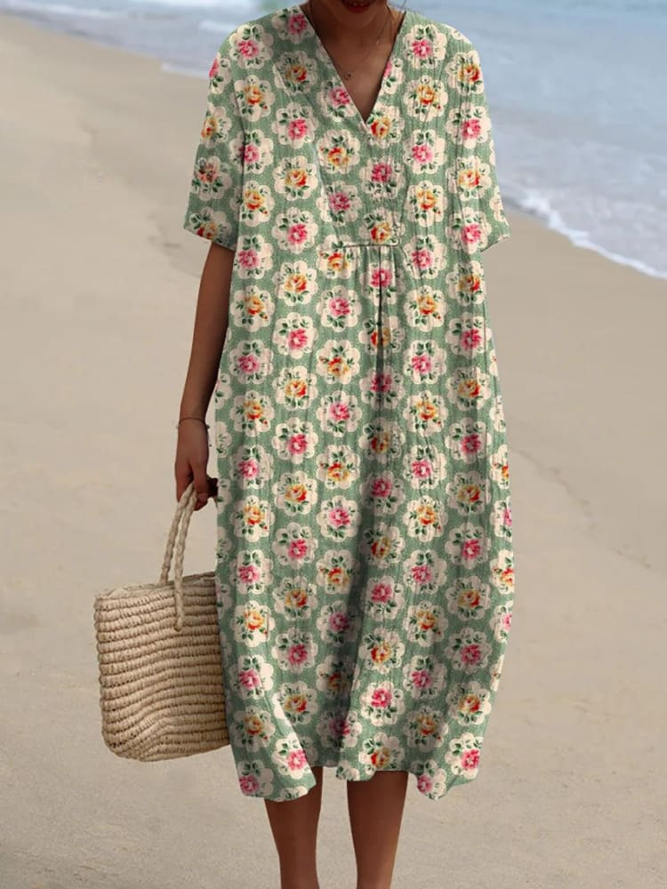 Quirine™ | Vestido Impreso Brisa de Verano