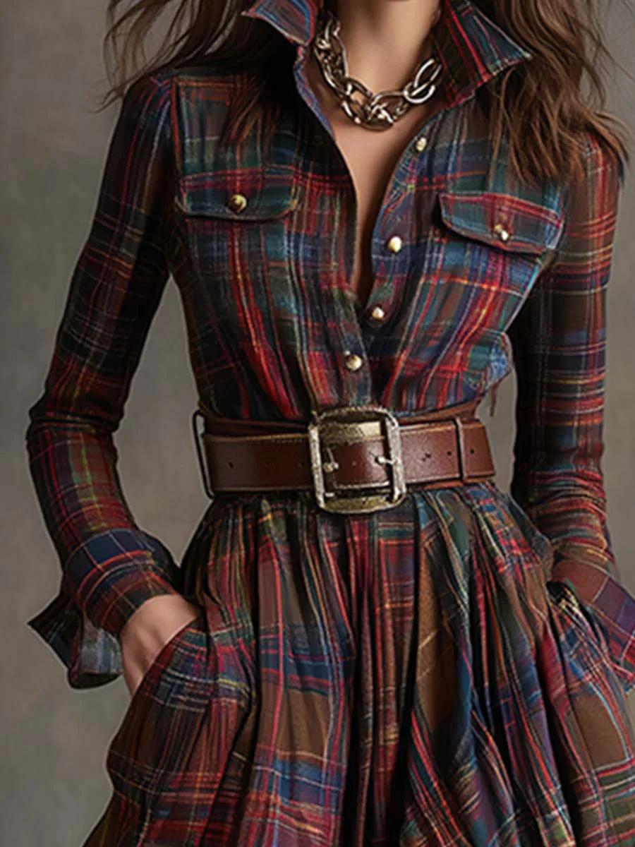 Scarlett™ | Vestido Camisero con Cinturón