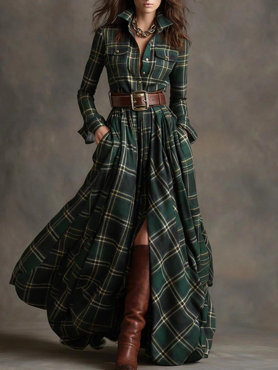 Scarlett™ | Vestido Camisero con Cinturón