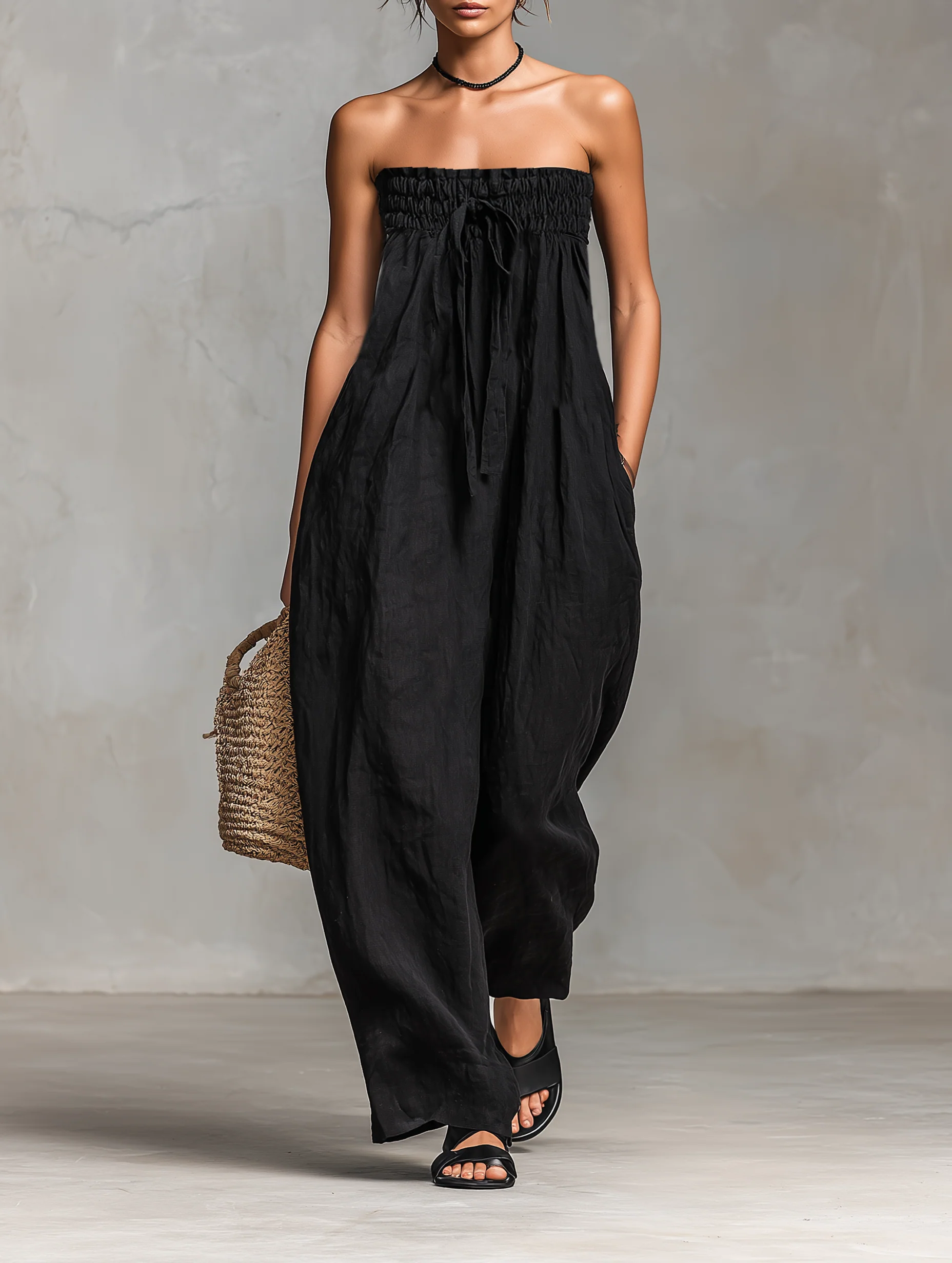 Nina™ || Mono elegante sin tirantes