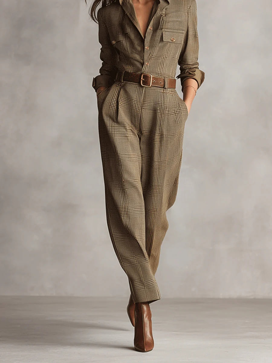 Anna™ || Mono elegante Geruite