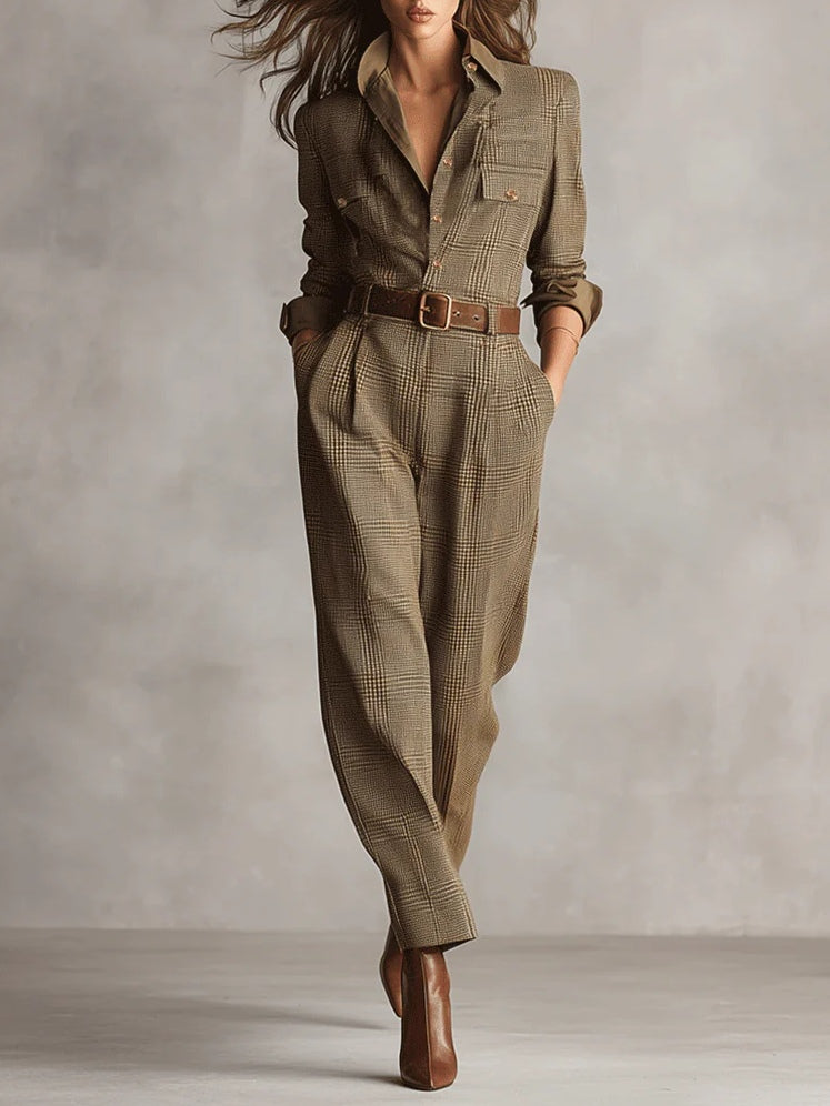 Anna™ || Mono elegante Geruite
