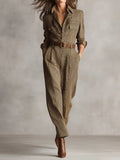 Anna™ || Mono elegante Geruite