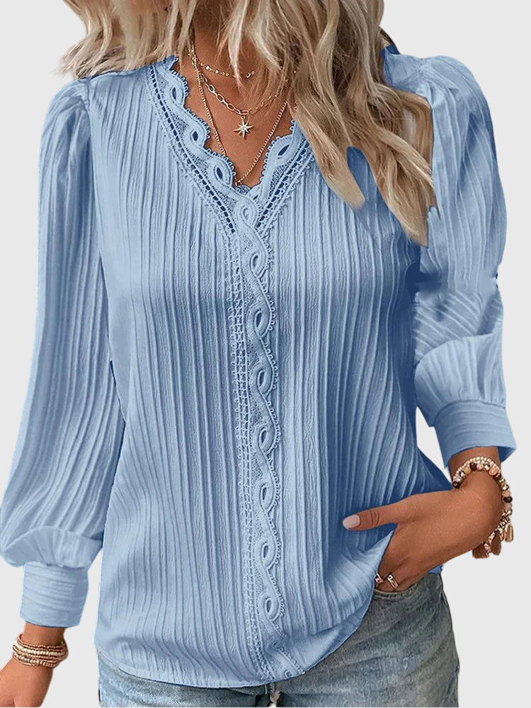 Andrea™ | Blusa de Pullover Elegante