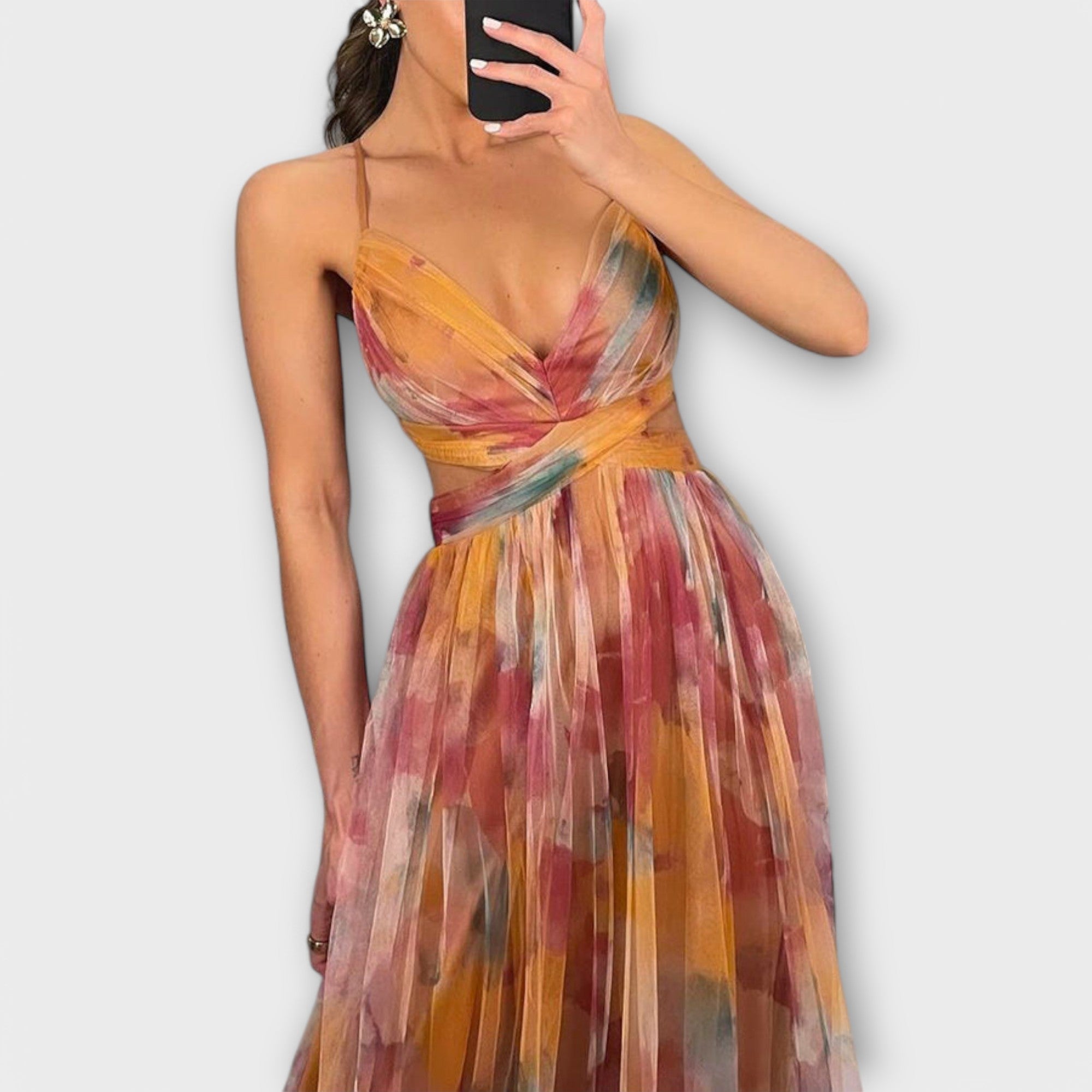 Vestido Maxi Annai en Tejido - Elegante y Modelador