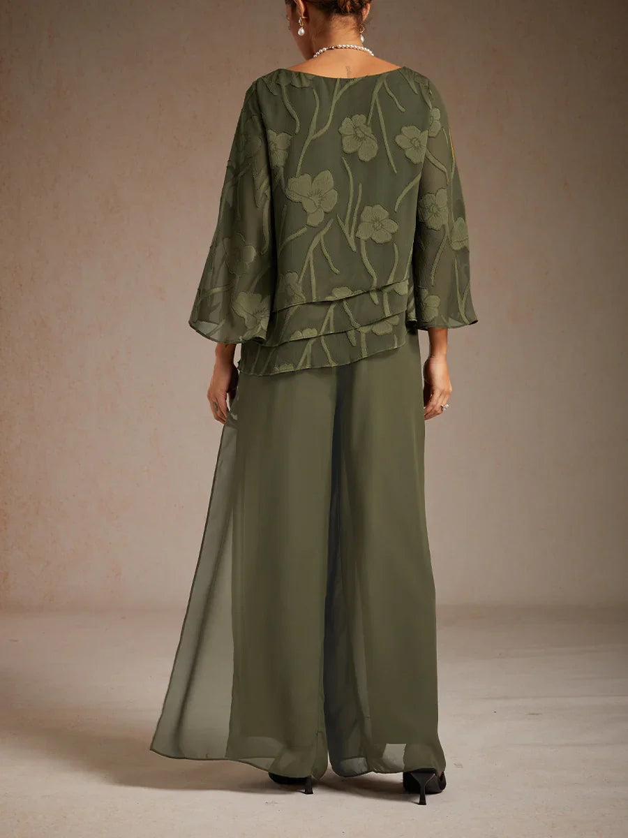 Fluressa | Pantalones de Fluidez con Dobladillo Rendido