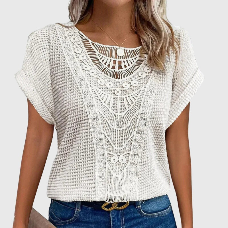 Pearl™ | Blusa Elegante Estilo Ibiza