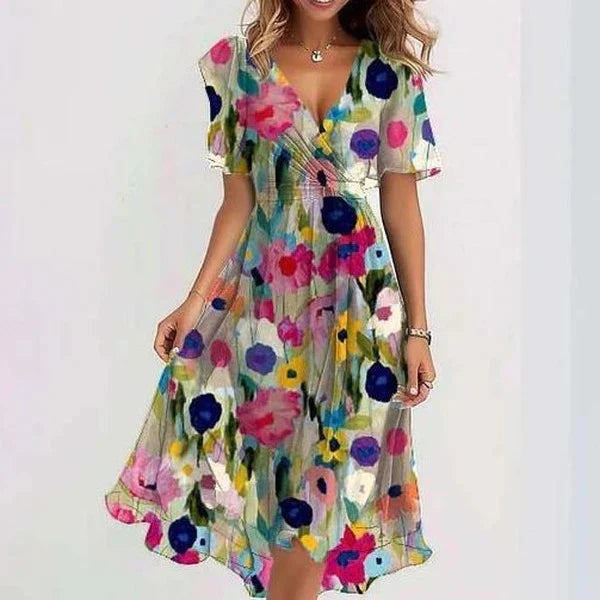 Arlina™ – Vestido de Chifón Elegante y Sin Esfuerzo