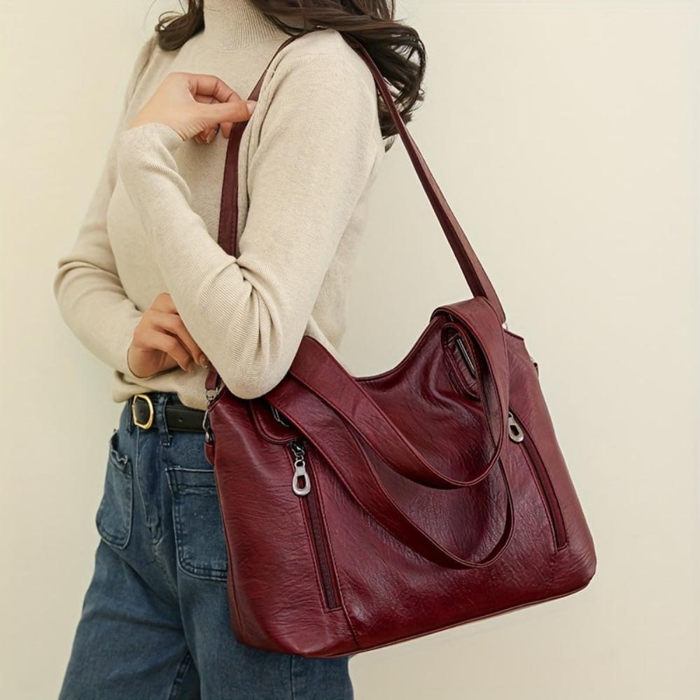 Bolso de mano retro para documentos