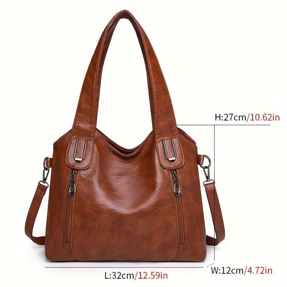 Bolso de mano retro para documentos
