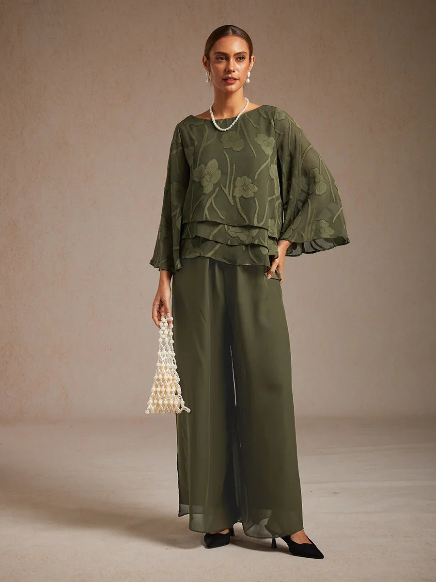 Fluressa | Pantalones de Fluidez con Dobladillo Rendido