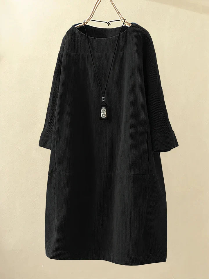 Túnica de pana vintage cómoda