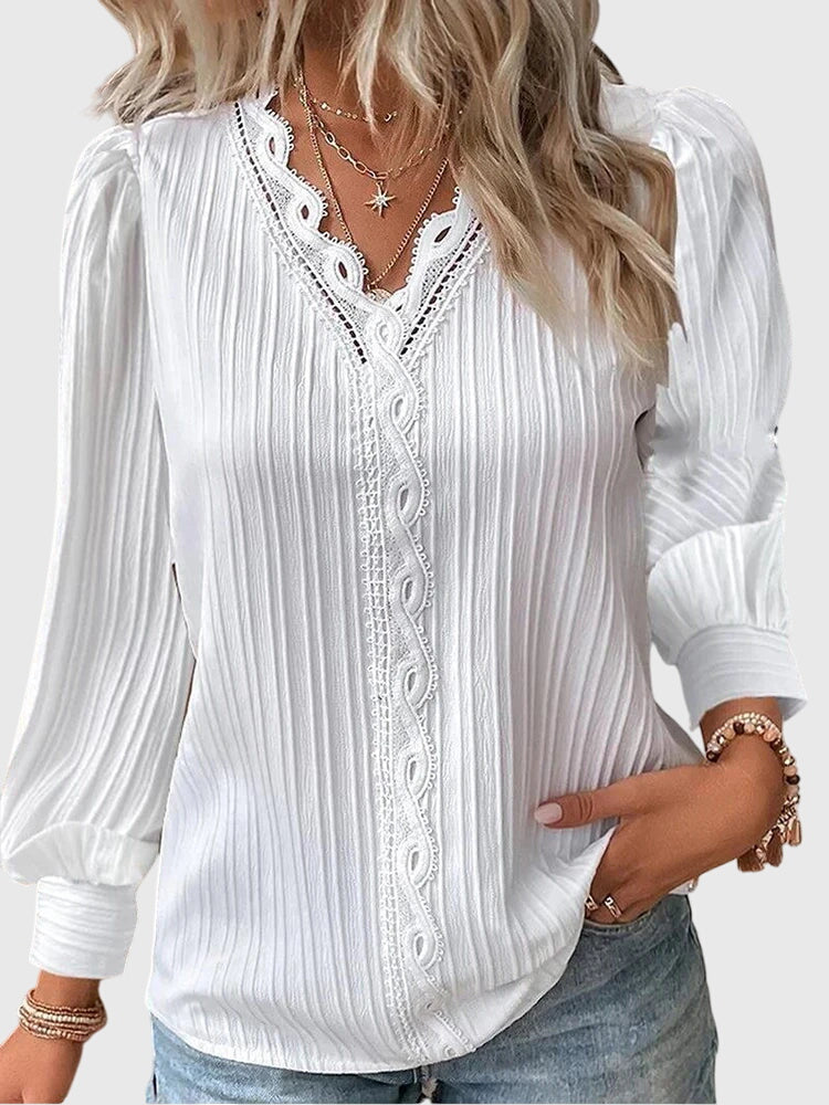 Andrea™ | Blusa de Pullover Elegante