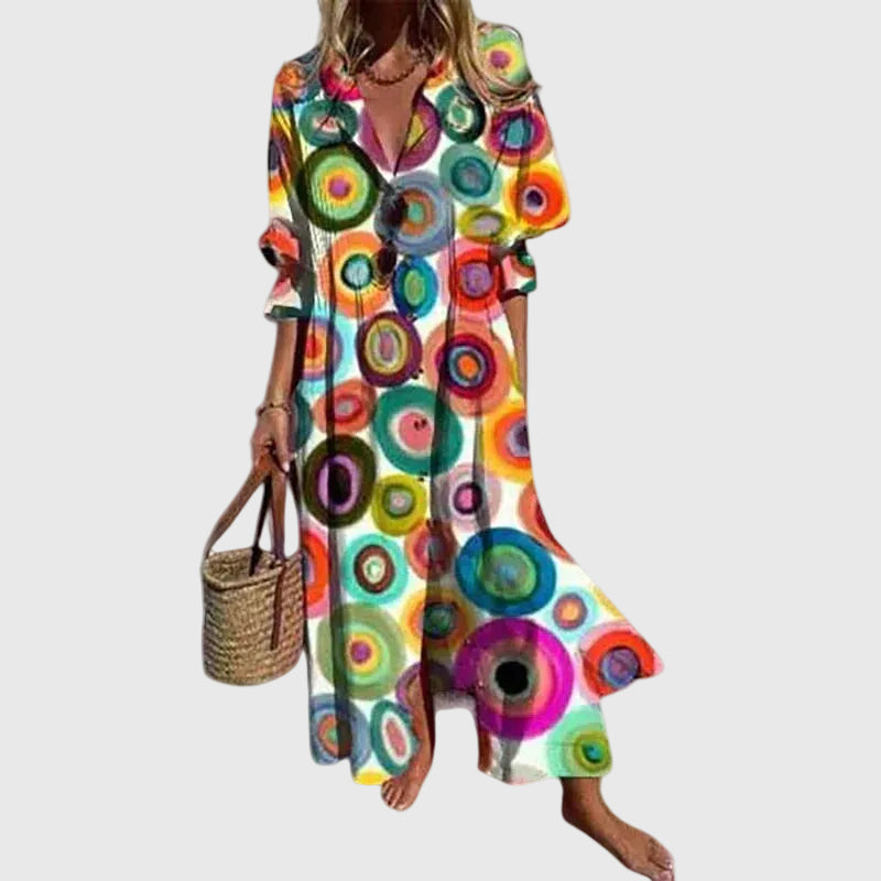 Zariah | Vestido Maxi Bohemio Elegante