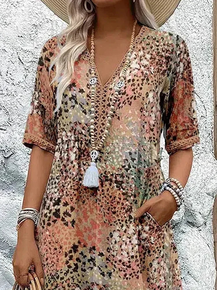 Sommerfeld | Vestido midi ligero con escote en V