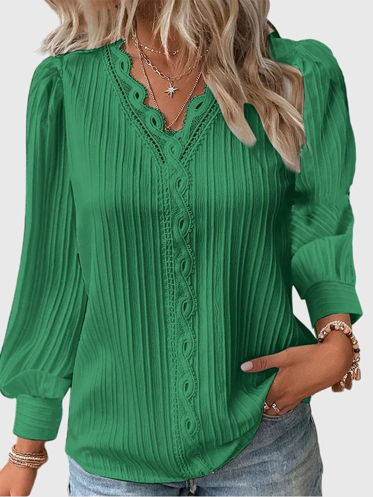 Andrea™ | Blusa de Pullover Elegante