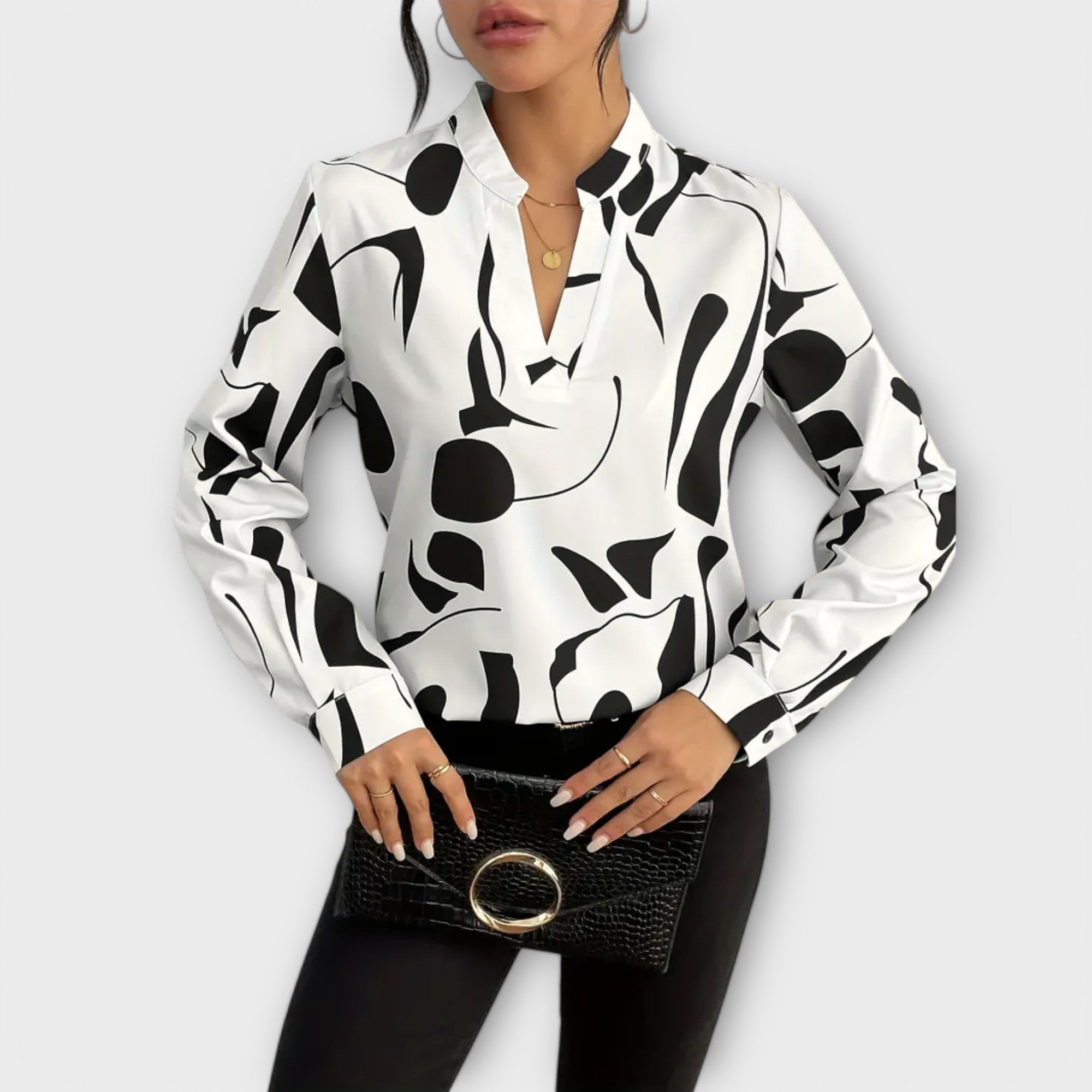 Lara™ Blusa Elegante con Diseño
