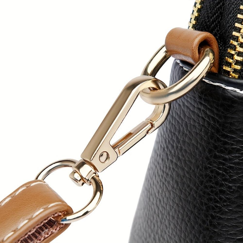 Bolso de hombro con textura "lichi" colorido Míla