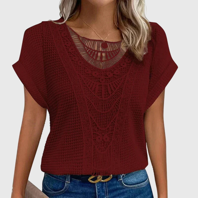 Pearl™ | Blusa Elegante Estilo Ibiza