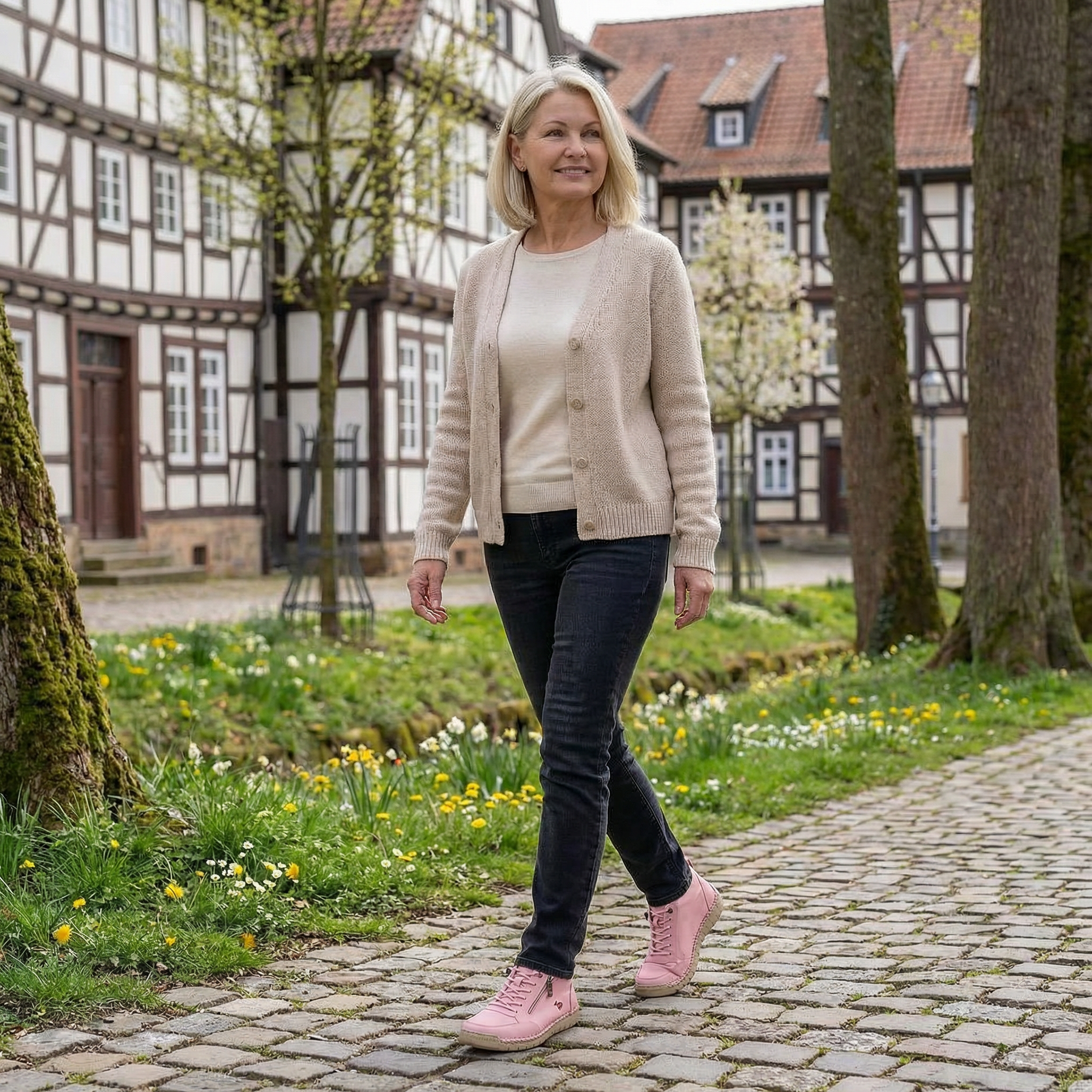 Mila – Zapatillas ortopédicas cómodas + Cremallera