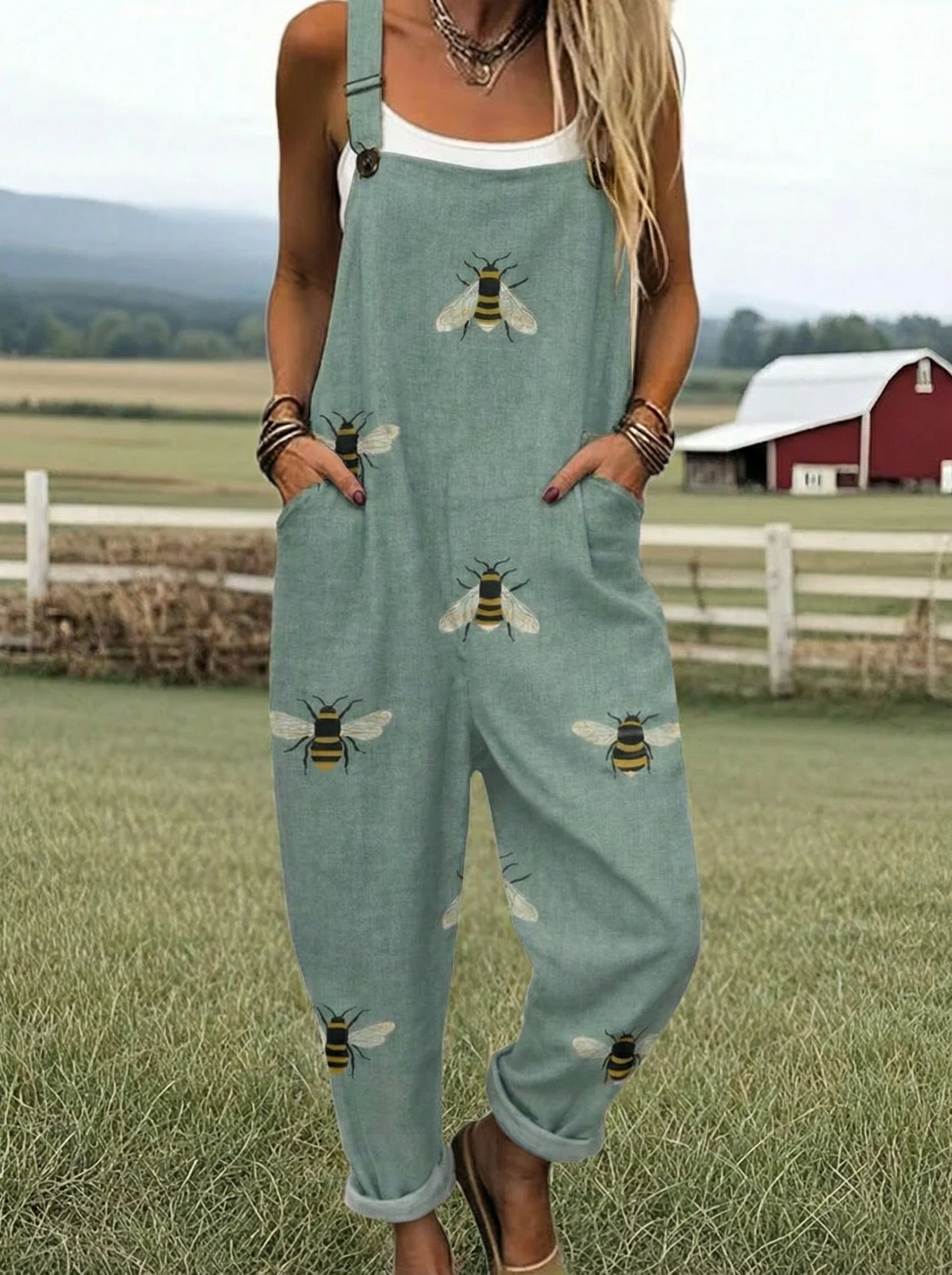 LS™ | Pantalón Salopette Estampado Trendy