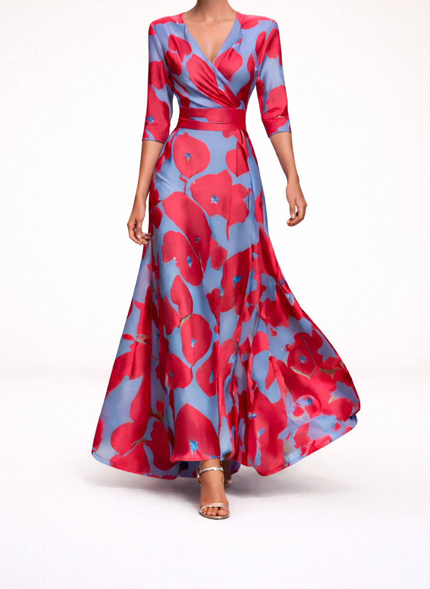 Aurora™ | Vestido V-Cuello Cómodo para el Día a Día
