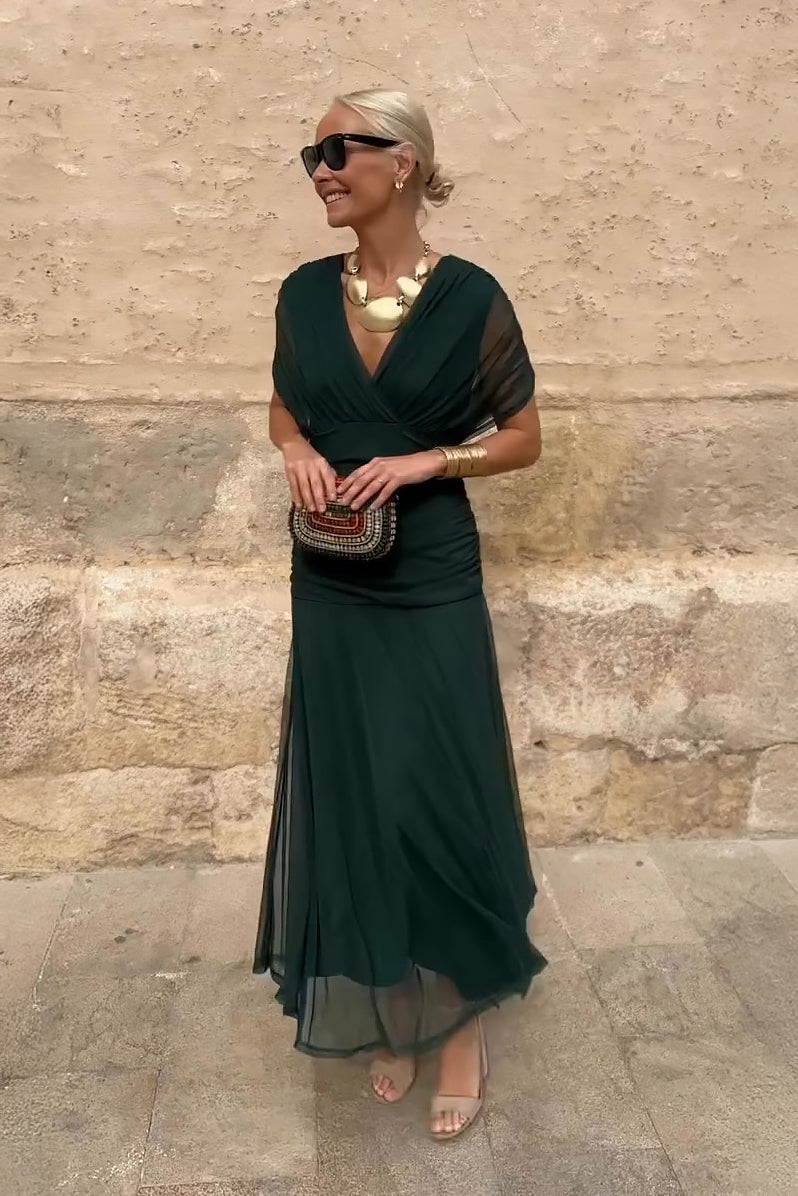 Alondra™ | Vestido Maxi Fluido