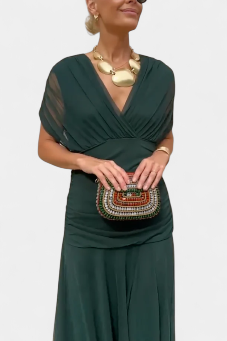 Alondra™ | Vestido Maxi Fluido