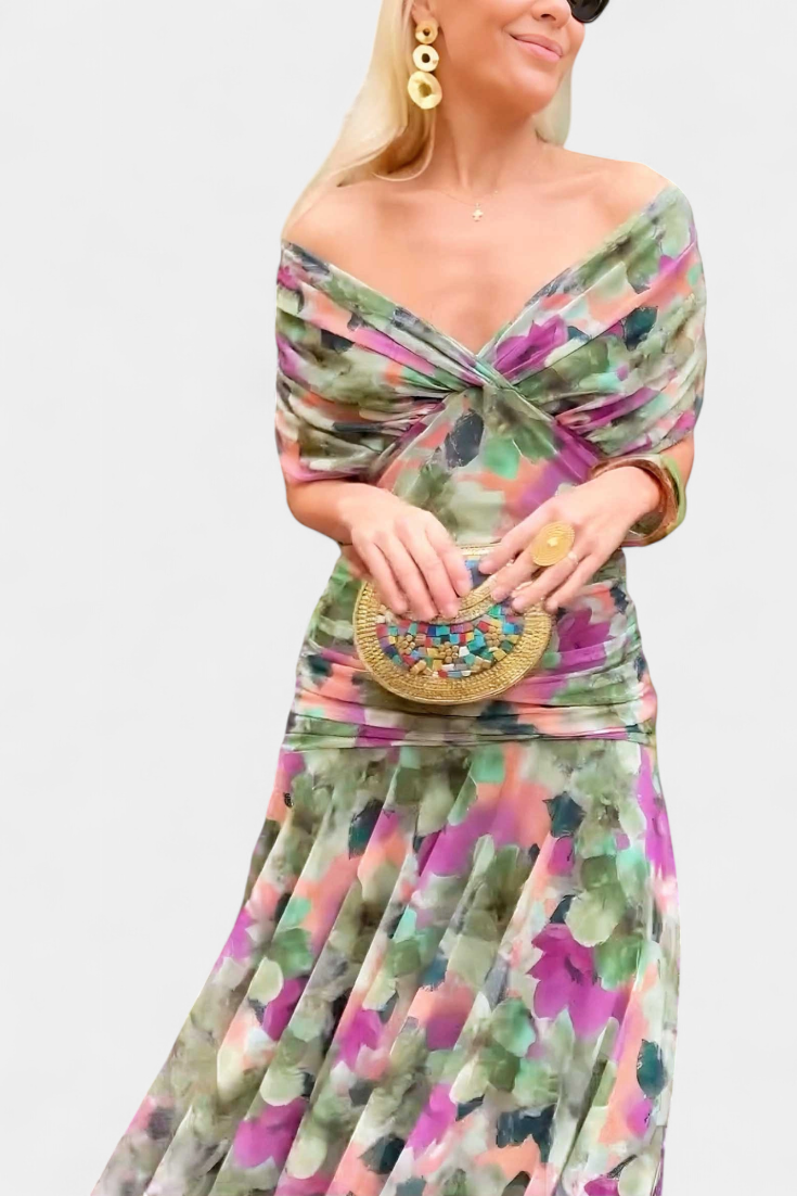 Alondra™ | Vestido Maxi Fluido