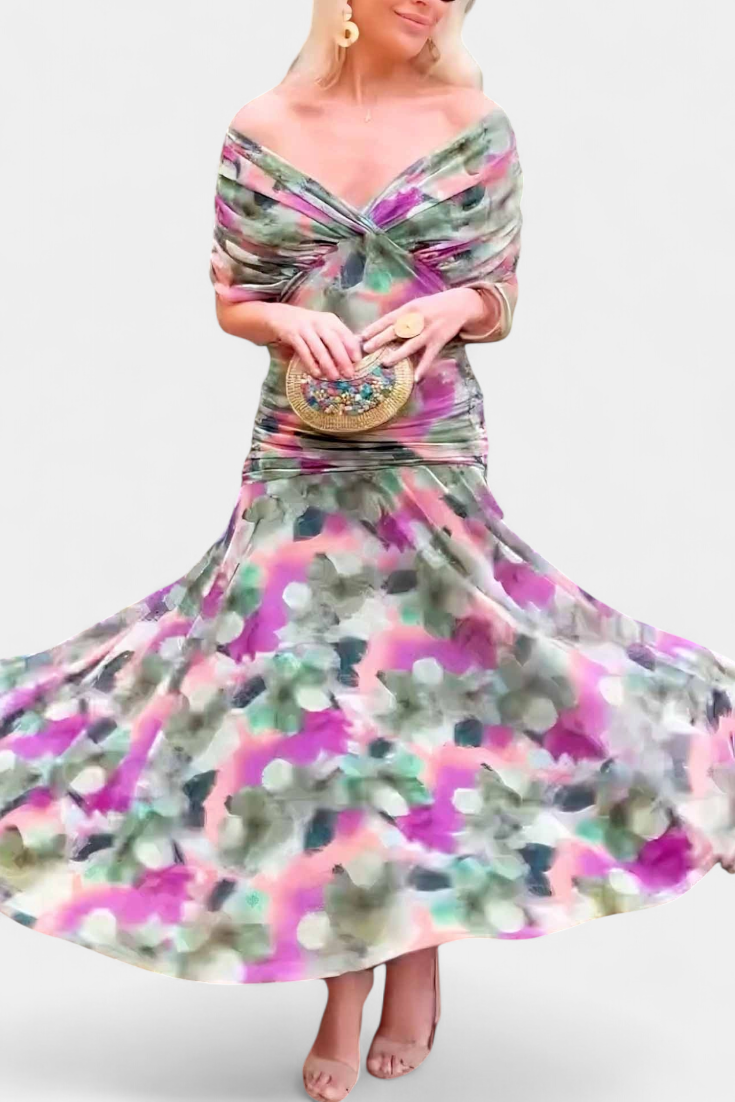 Alondra™ | Vestido Maxi Fluido