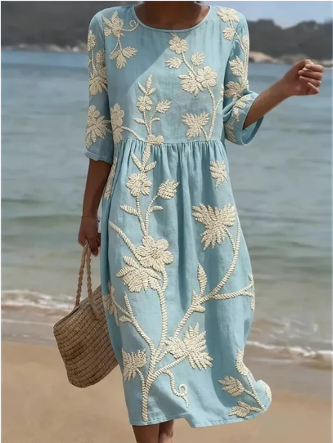 Kelsey - Elegante Vestido Floral